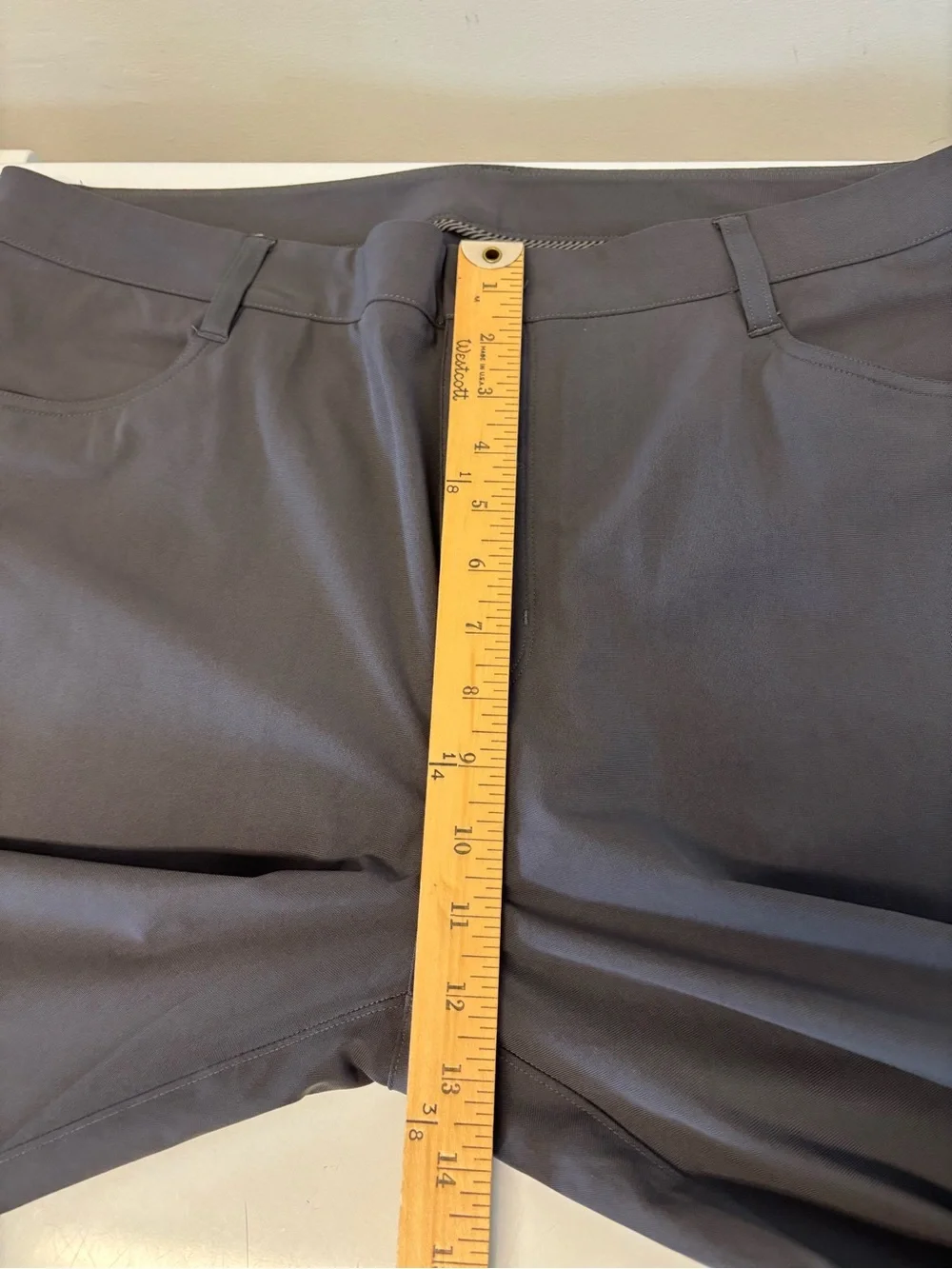 Vuori Performance Five Pockets Meta Pants Gray Men’s Size 38